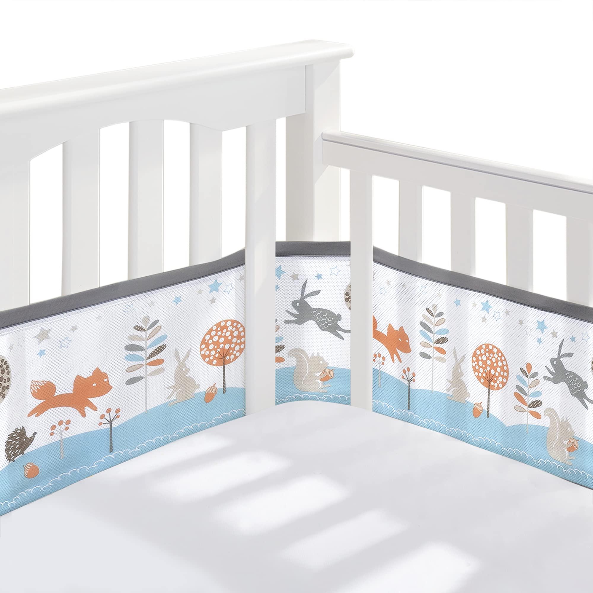BreathableBaby BreathableBaby Cot Mesh Liner (Enchanted Forest)