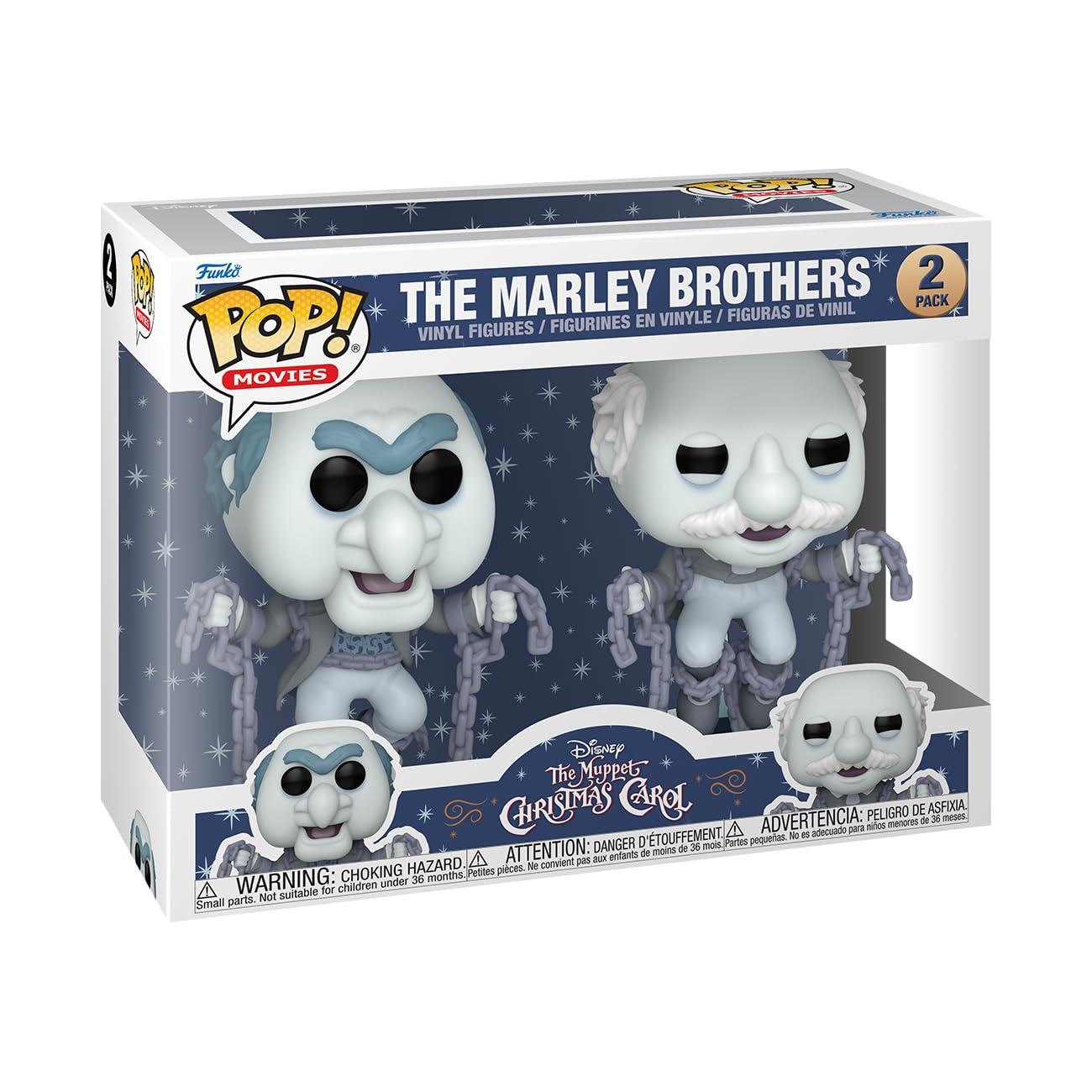 Funko Funko Pop! Movies: The Muppet Christmas Carol - Statler and Waldorf as The Marley Brothers, 2-Pack