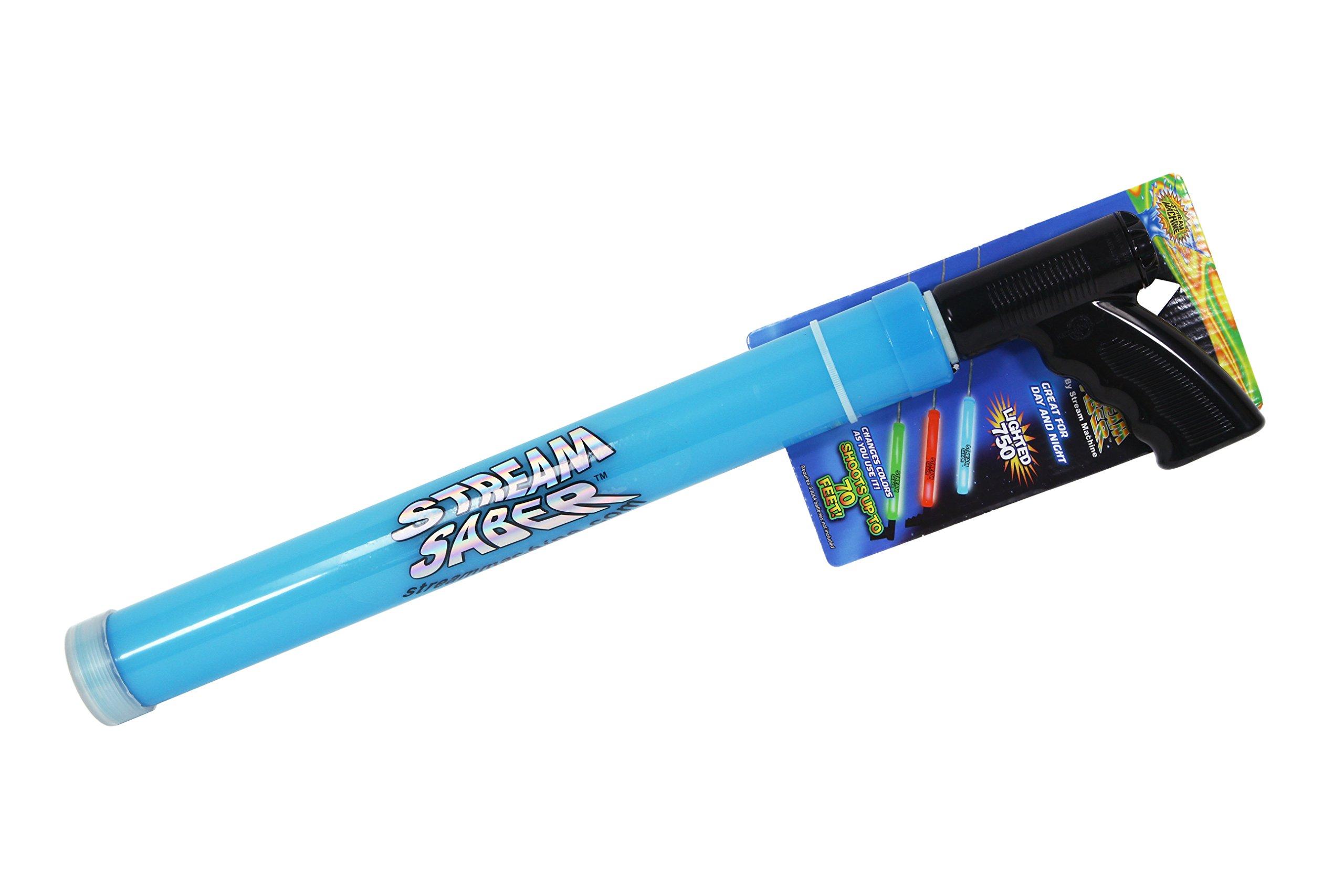 Water Sports Stream Machine SS-750 Water Gun: Light Up 17-Inch Single Barrel Water Blaster with 70 Feet Reach - Squirt Gun for Outdoor Games, Water Guns for Adults and for Kids, Swimming Pool Toys, Colors May Vary
