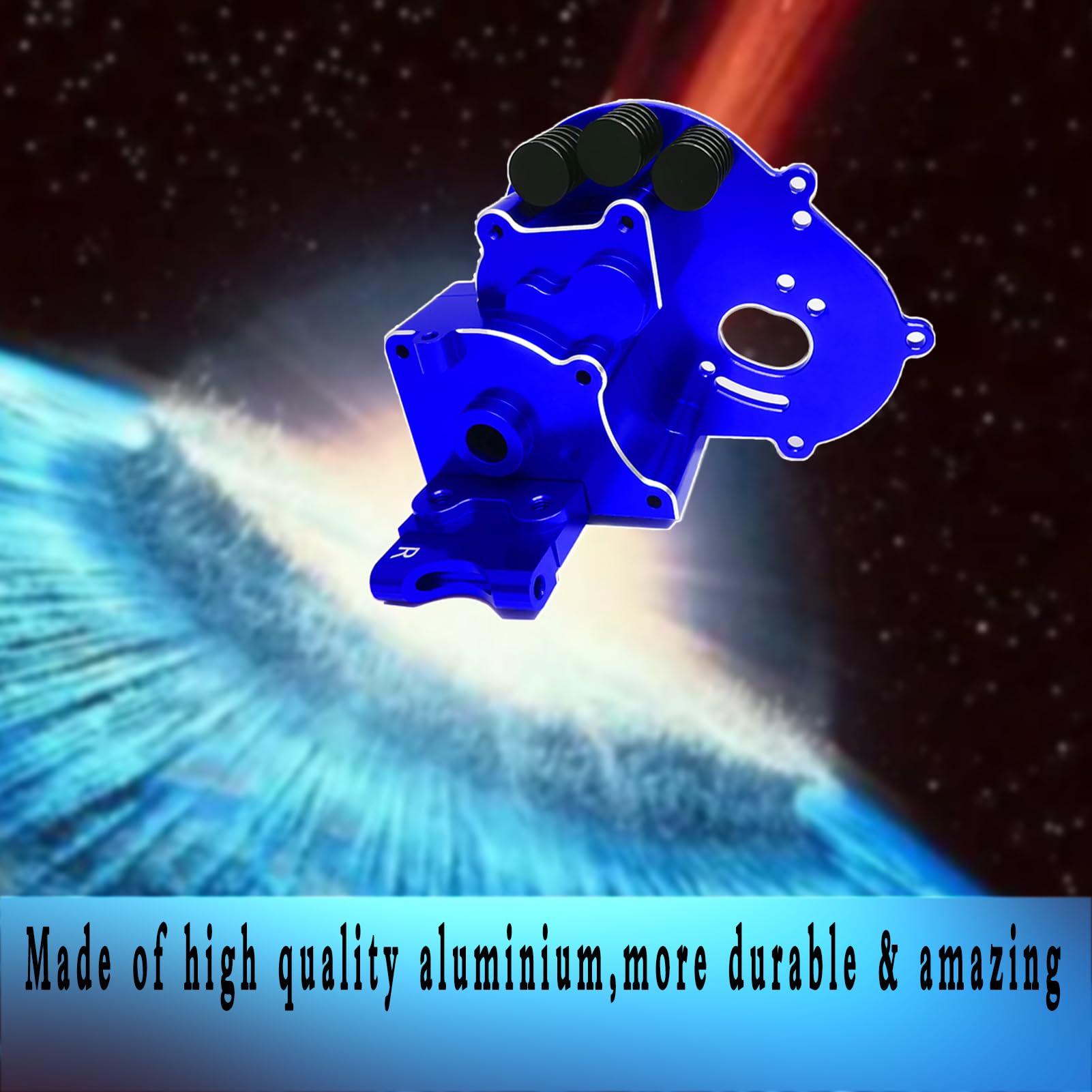 XZSNLYZ Upgrade Aluminum Transmission Case Gearbox Sets Fit for 1/10 Traxxas 2WD Slash/VXL, Stampede/VXL, Rustler/VXL, Bandit/VXL RC Car, ETC. Replace #3691/A