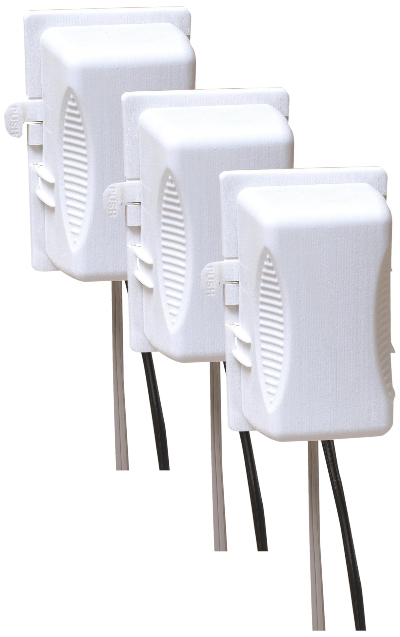 KidCo KidCO Outlet Plug Cover, White (Pack of 3)