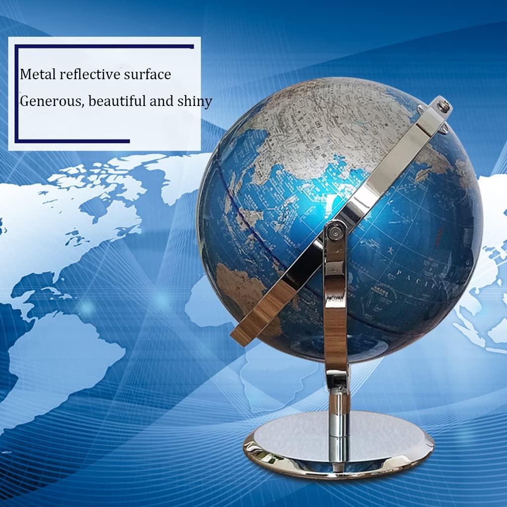 wAxd wAxd Decorative Globe Desktop World Globes Hd World Globe with Stand for Student Teaching Geographic World Globe Office Study Decoration, Chinese and English Perfect and Practical