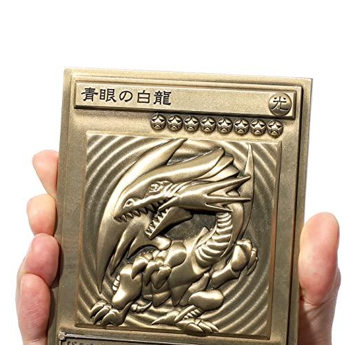 (Movic) Movic Yu-Gi-Oh! Duel Monsters Blue Eyes White Dragon, Black Magician, Red Eye Black Dragon Relief Set, Size Approx. 3.5 x 5.0 inches (89 x 127 mm), Zinc Alloy Material