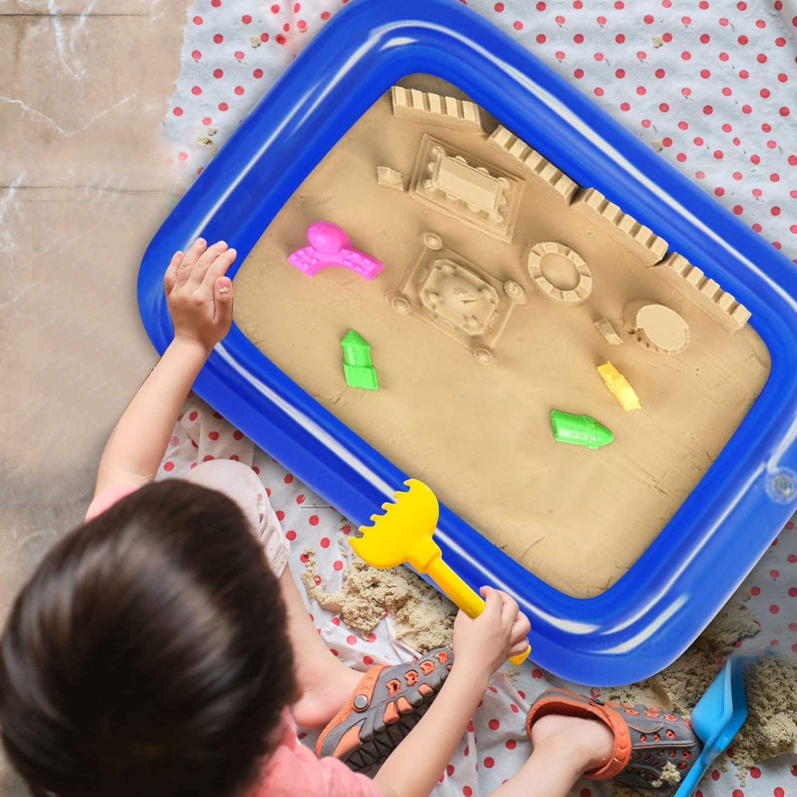 KELINFONG Kiddie Pool Inflatable 16 * 10 Inch Kids Pool Toys Inflatable for Indoor Outdoor Toddler Fun Water Swim Beach Floaties Toys Fishing Pond Ball Pit Pool Swimming Pool Toys for Toddlers 1-3