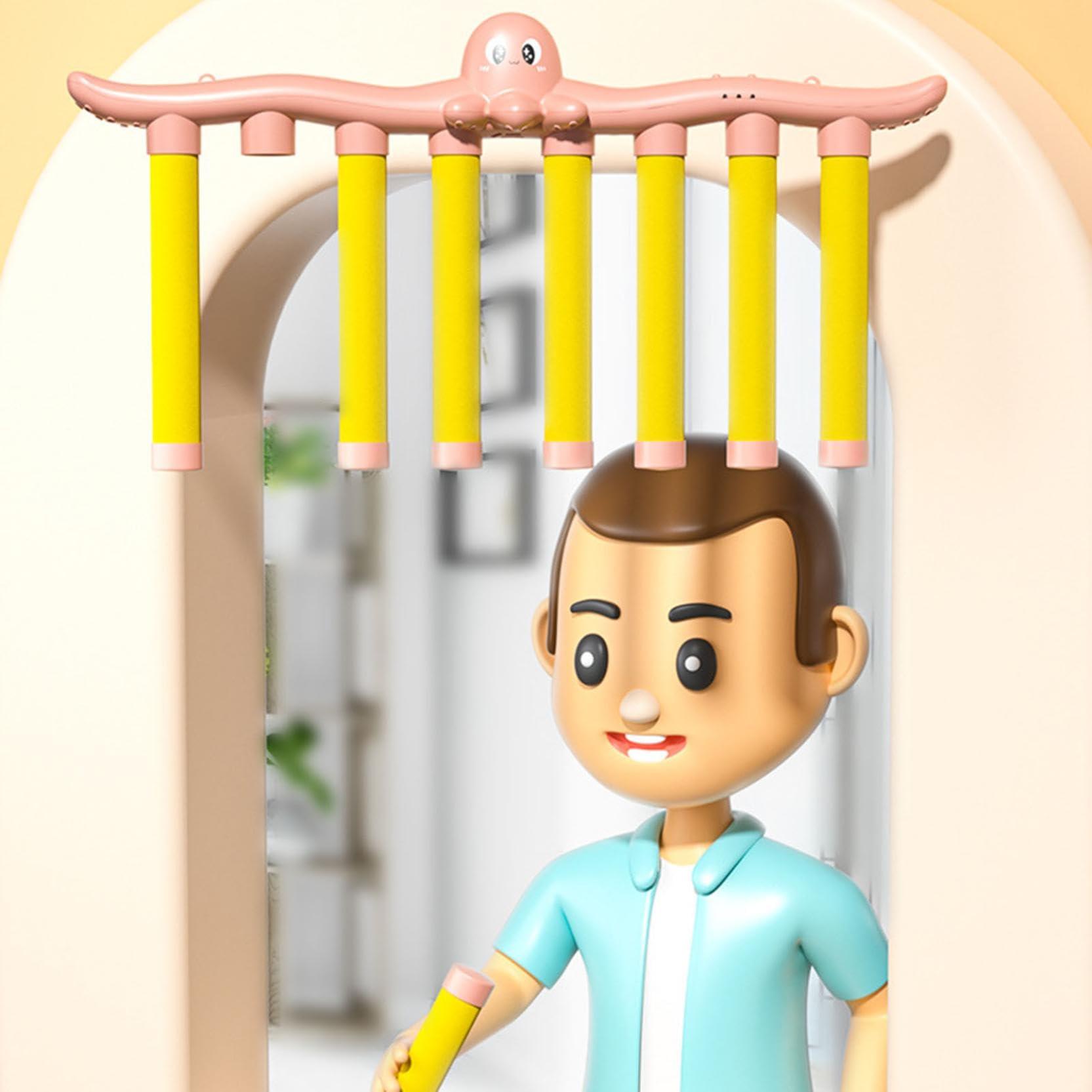 Generic Reflex Challenge Game, Drop Sticks Game, Reaction Training Toy, Hand Eye Coordination Training Catching Sticks Game, Game Stick Reflex Training, 3 Speed Adjustable Control, USB Rechargeable (Color D)