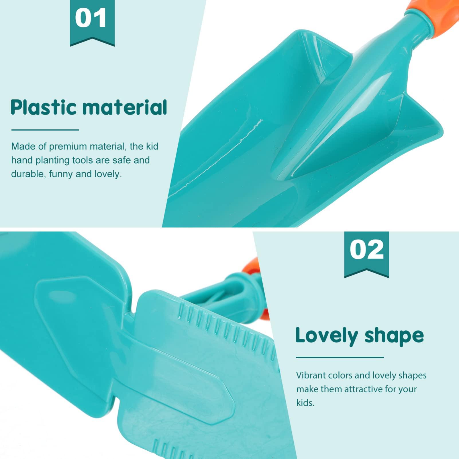 TOYANDONA TOYANDONA 1 Set Children\'s Toy Set Portable Watering Can Garden Planting Toys Sandbox Shovels Kids Hand Garden Tools Beach Sandbox Toy Kids Wheelbarrow Toddler Small Plastic Play Sand Set