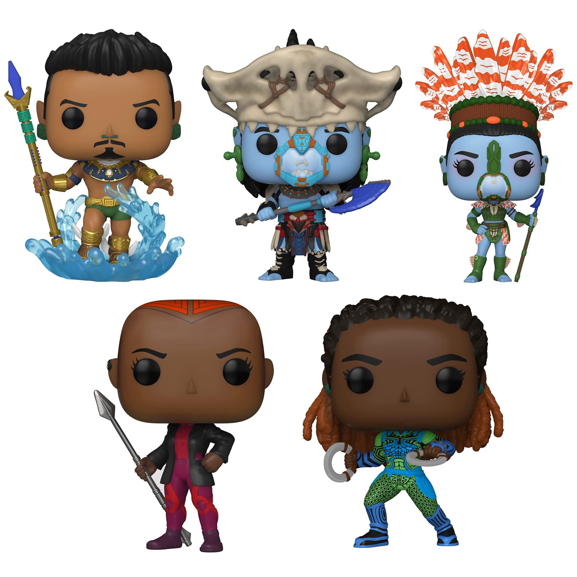 Funko Funko POP! Marvel: Black Panther Wakanda Forever- Namor Attuma Namora Okoye and Nakia