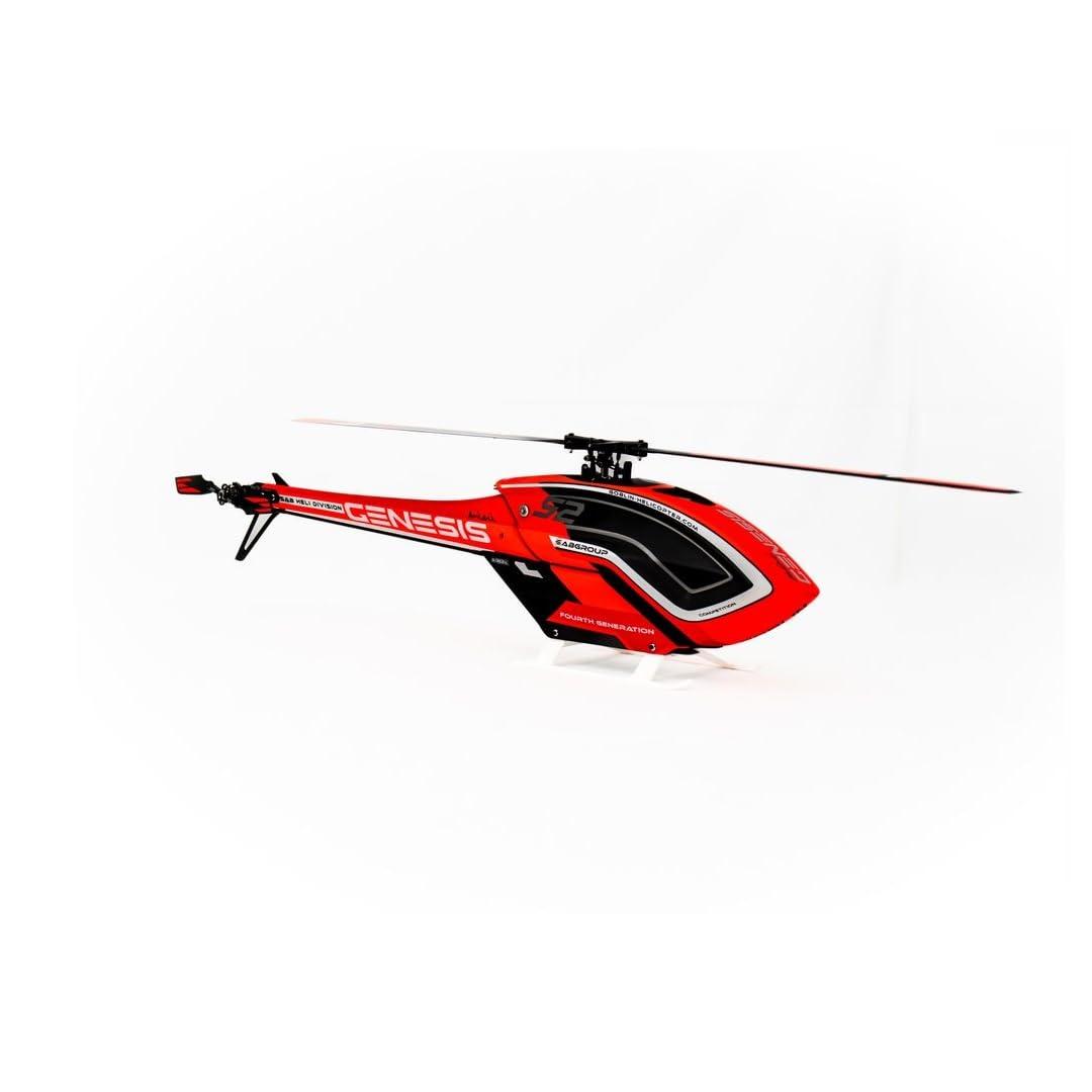 Helidirect SAB Genesis Sport (Mini Version) - Outdoor Remote Control Helicopter 380-420 Size Without Electronics, Electric RC Helicopter Unassembled Kit for Adults