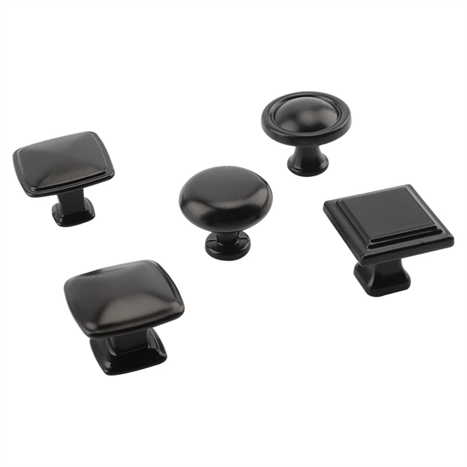 AHAFEI Black Handles for Furniture Parts Cabinet Knobs and Handles Kitchen Handles Drawer Knobs Pulls Cupboard Hardware Accessories 1Pcs (Color : AB8-2)
