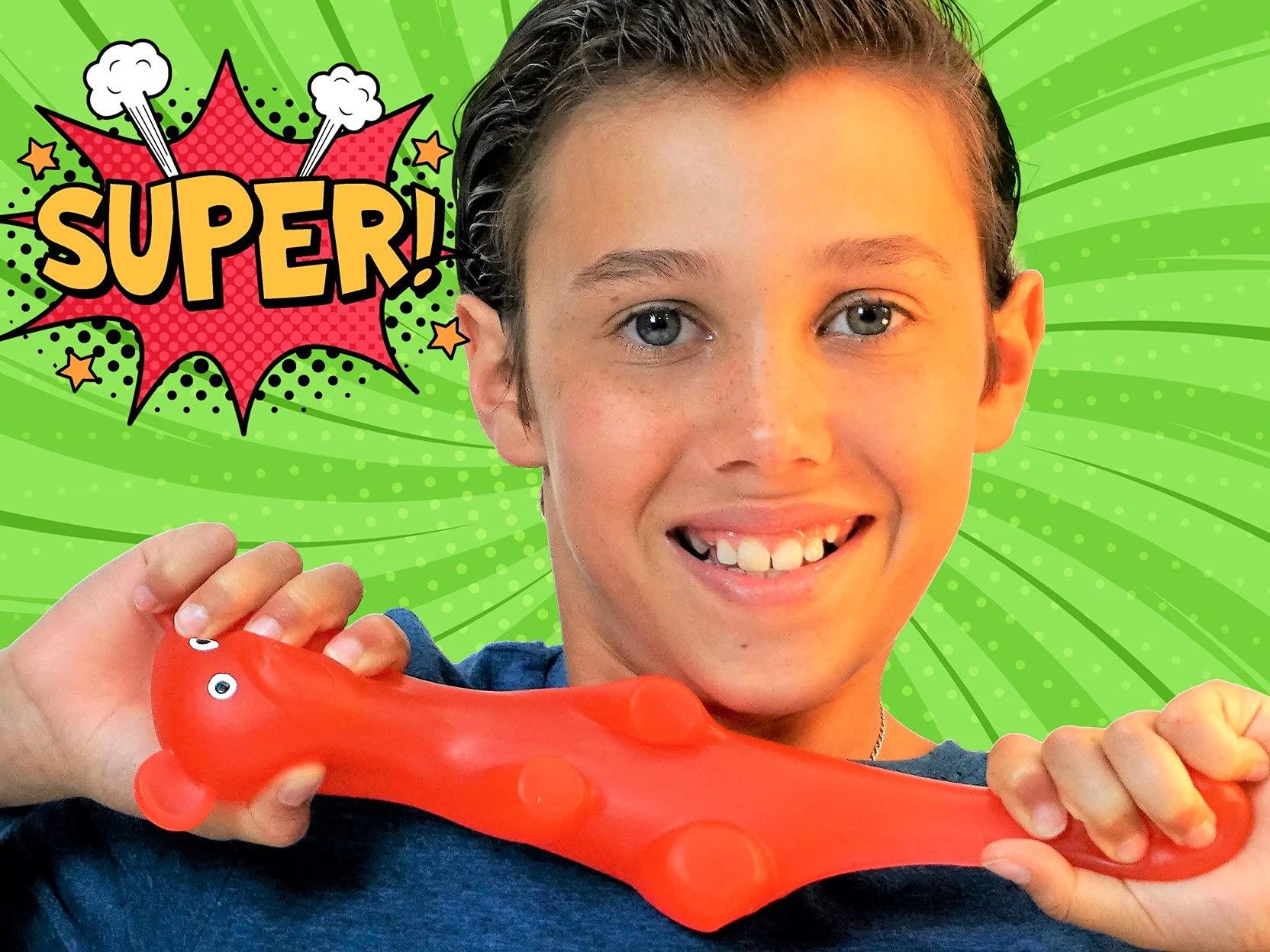 JA-RU JA-RU Jumbo Squishy Gummy Bear Toy (1 Unit Assorted), Squeeze Stretchy Bear Stress Relief & Sensory Toy. Squishy Toys, Fidget Toys for Boys and Girls, Great Party Favor Stuffer Toy 4341-1