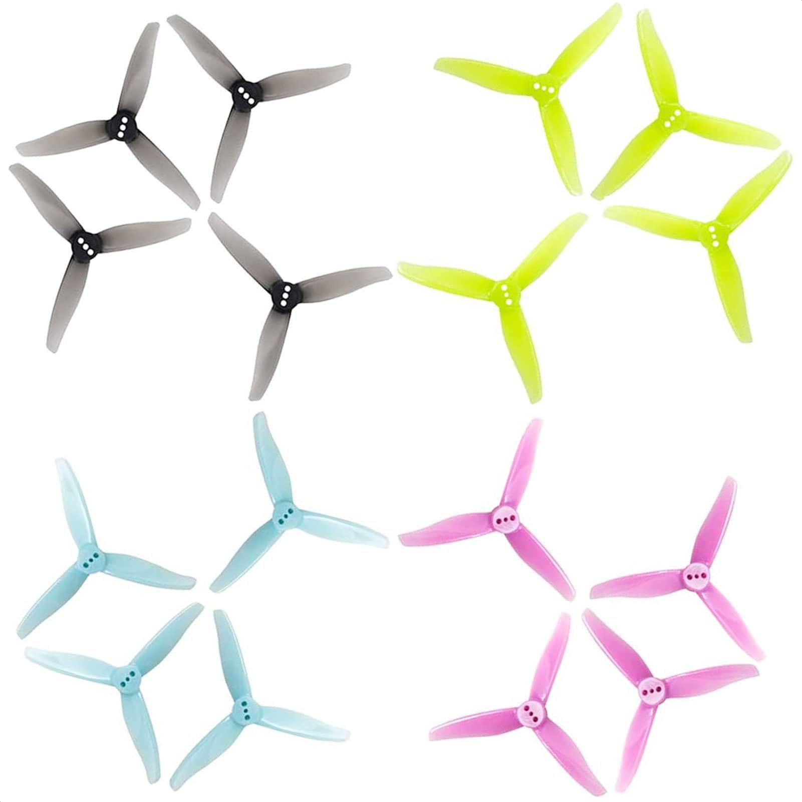 AFOIS Gemfan Hurricane 3016 Propeller 3 Inch Prop w/ 1.5mm Center Hole for FPV Racing Toothpick Drone Quadcopter (16pcs - 8 CW 8 CCW)