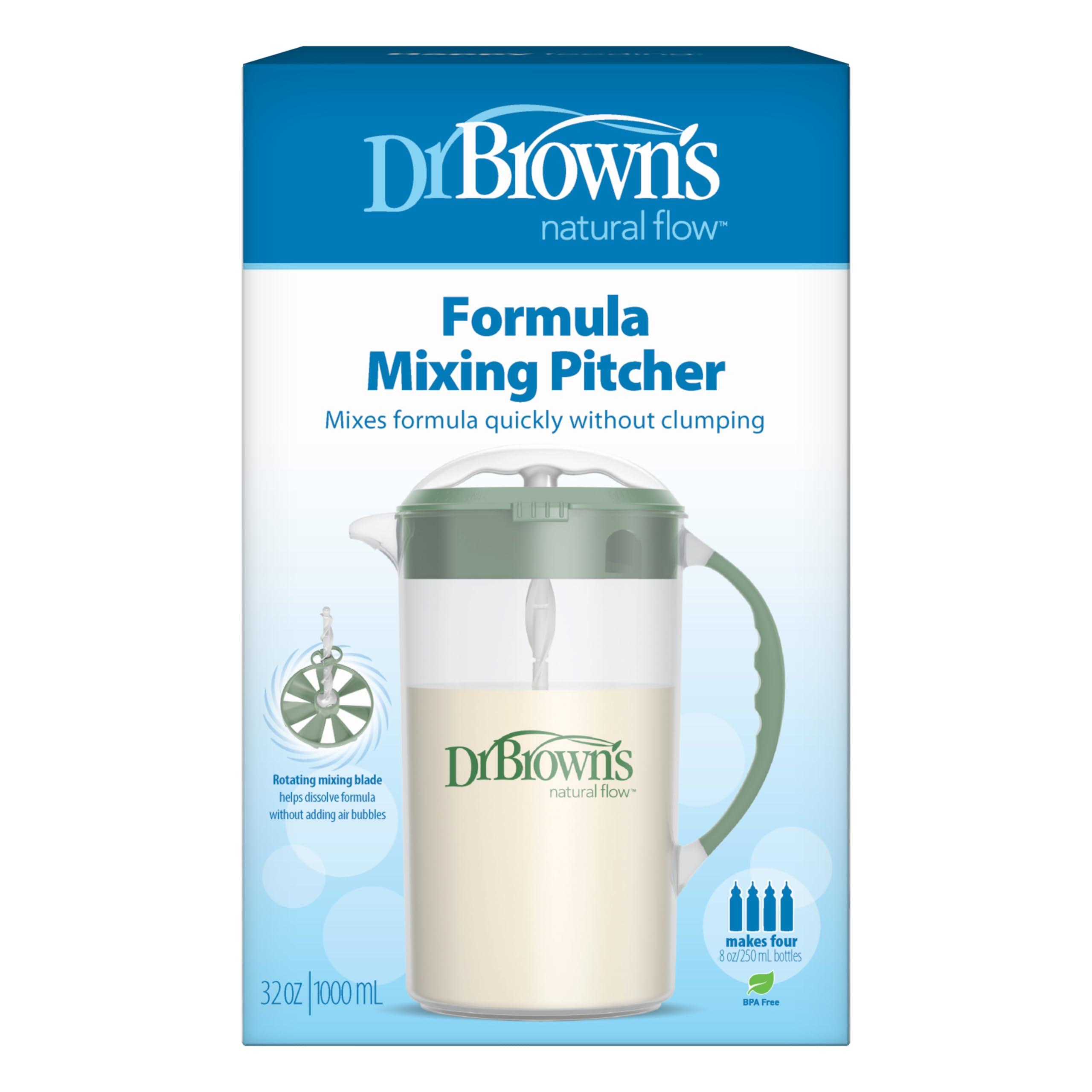 Dr. Brown\'s Dr. Brown's Baby 32oz Formula Mixing Pitcher and On-the-Go Formula Dispenser for 3 Nine oz Bottles