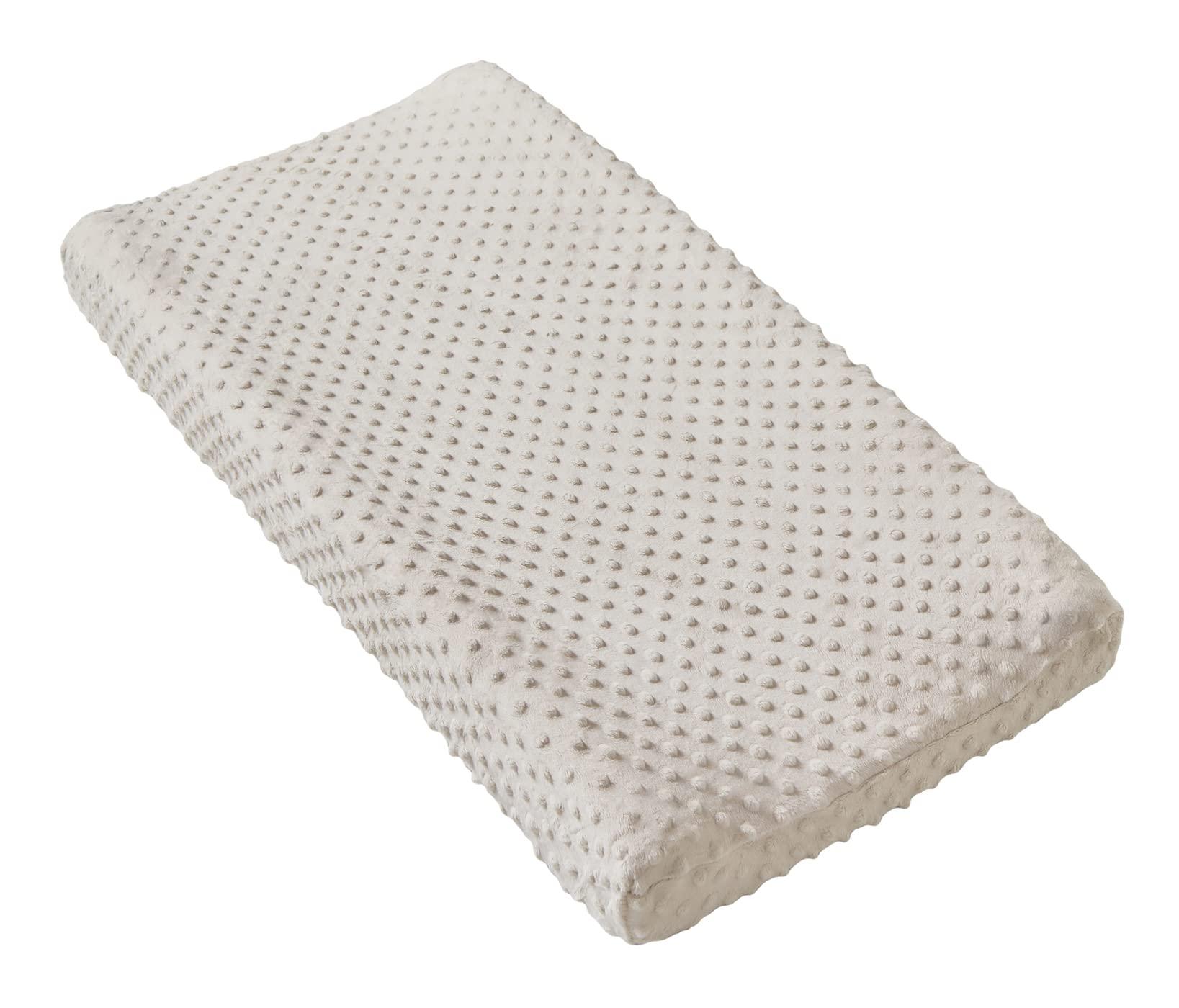 DONOMILO Changing Pad Cover Super Soft Dots Skin-Friendly Breathable Wipeable Changing Table Sheets for Baby Boy and Baby Girl (Pristine)