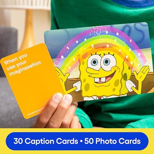WHAT DO YOU MEME? WHAT DO YOU MEME? Spongebob Squarepants Expansion Pack - Family Card Games for Kids and Adults