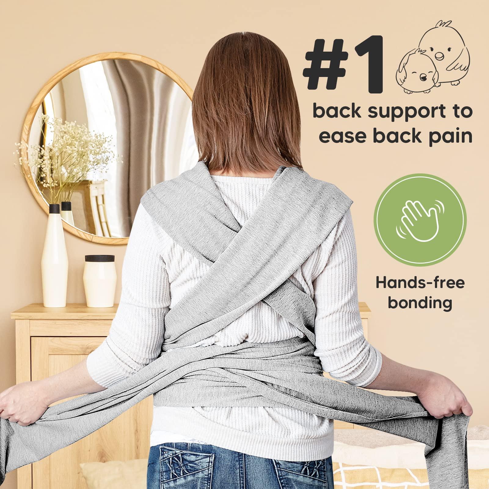 KeaBabies KeaBabies Baby Wrap Carrier and Diaper Bag Backpack - All in 1 Original Breathable Baby Sling, Lightweight,Hands Free Baby Carrier Sling - Waterproof Multi Function Baby Travel Bag - Baby Carrier Wrap