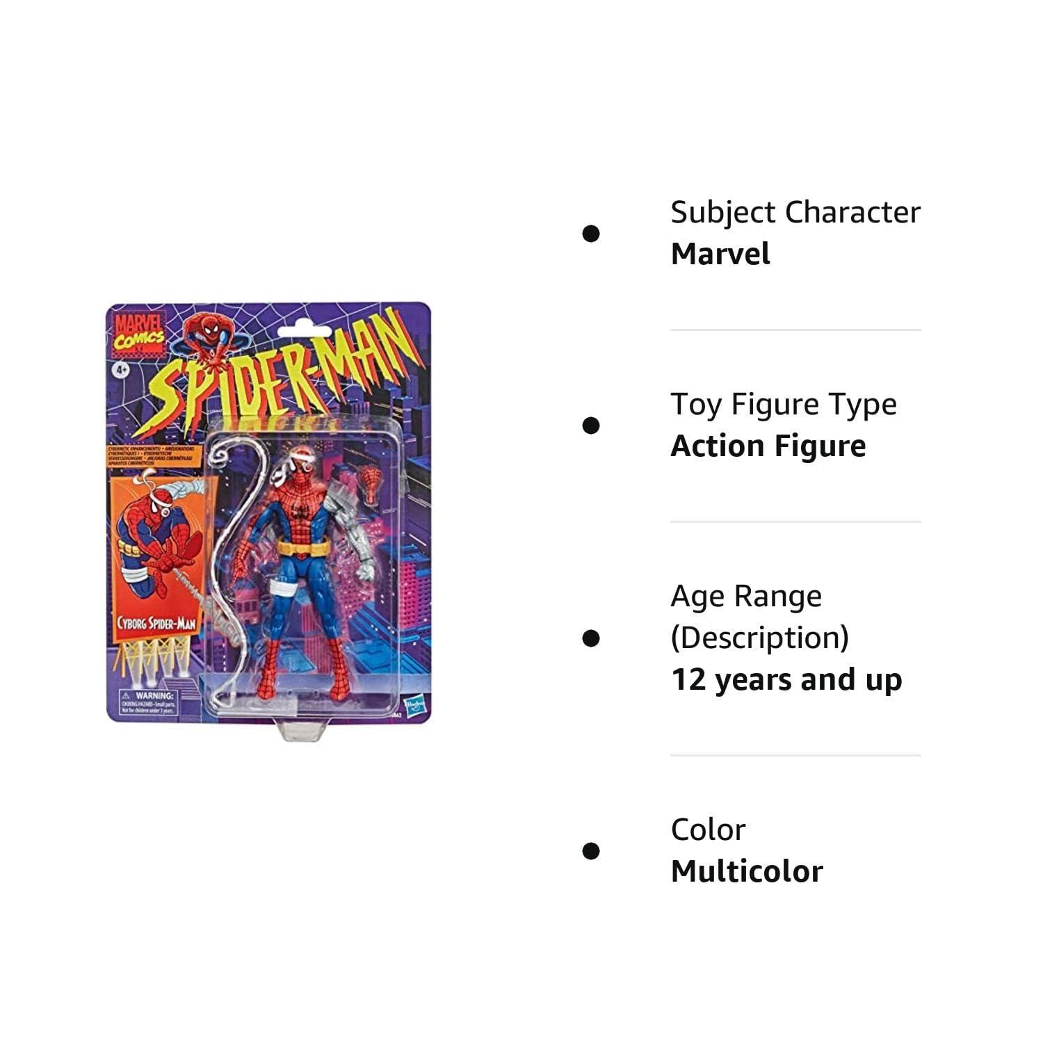 Marvel Marvel Legends Retro Vintage Collection 6\" Figure Spider-Man & X-Men (Cyborg Spider-Man)