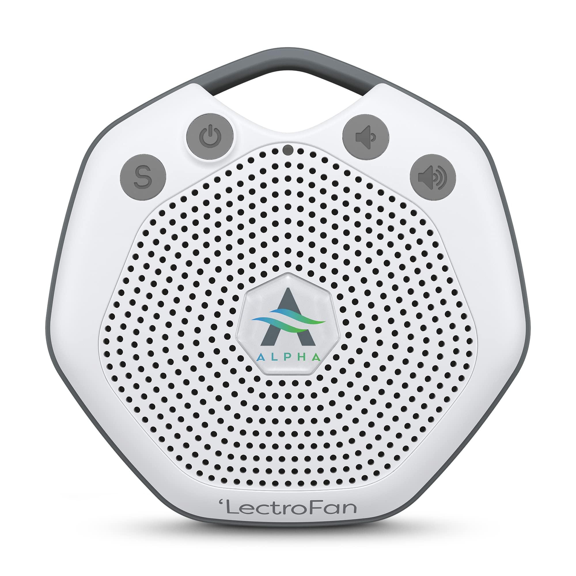Adaptive Sound Technologies Adaptive Sound Technologies LectroFan Alpha Portable Sleep Sound Machine - Rechargeable White Noise Machine for Crib, Stroller, Car Seat & More - 7 Non-Looping Sounds - for Travel, Bedroom, Nursery