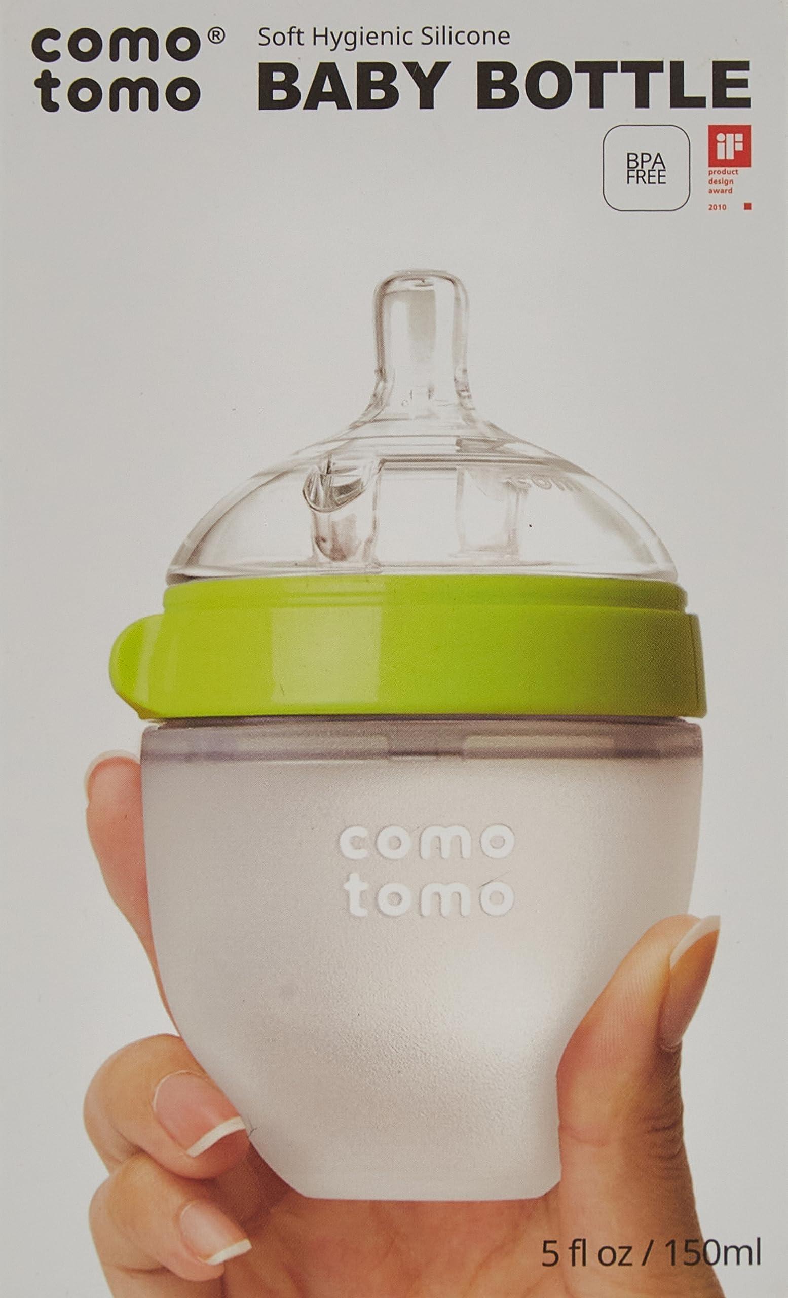 Comotomo Comotomo Baby Bottle Single Pack, Green, 8oz