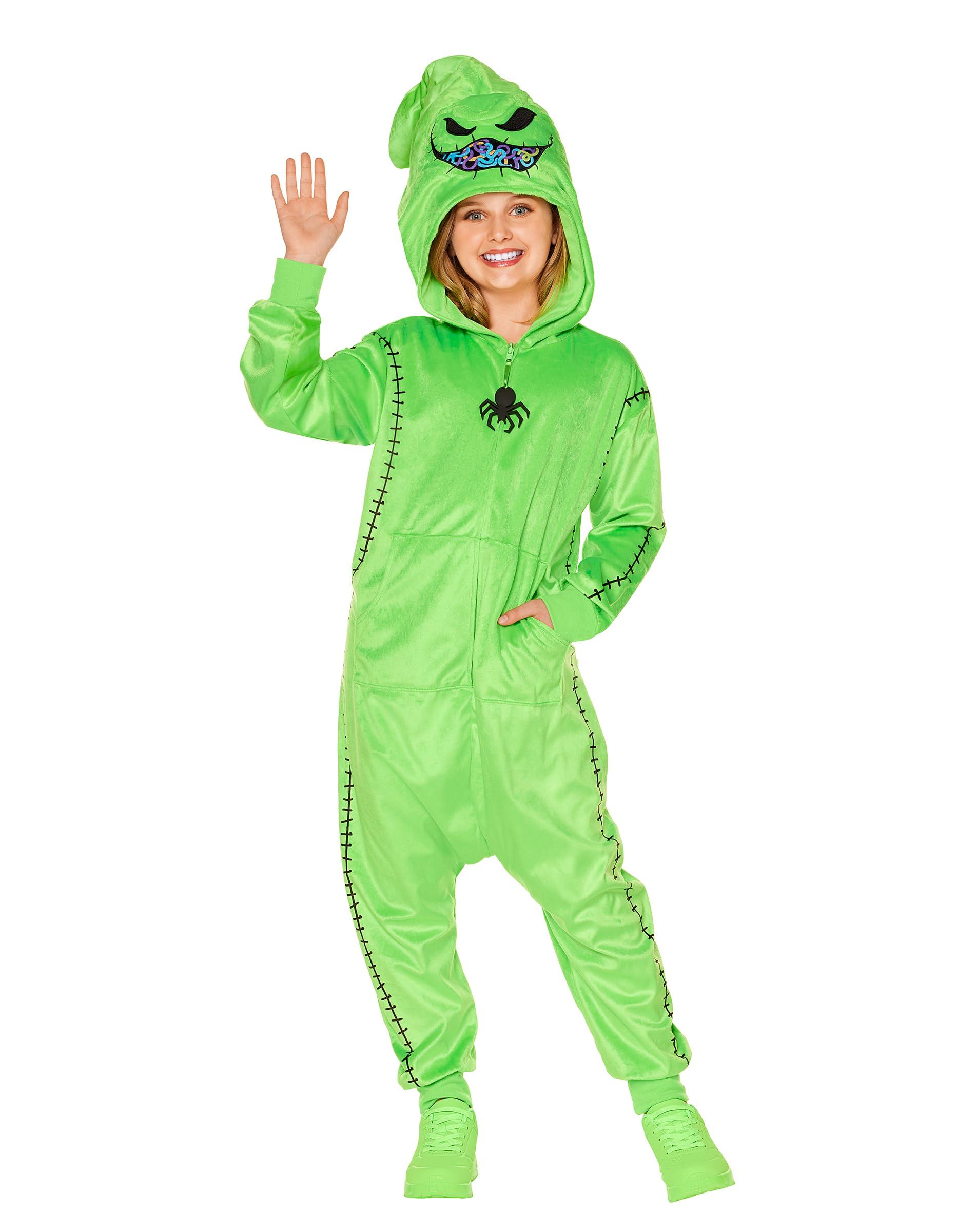 Spirit Halloween Spirit Halloween The Nightmare Before Christmas Kids Oogie Boogie Jumpsuit Costume| Officially Licensed | Disney Halloween- XL