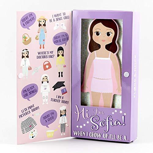 Floss & Rock Floss & Rock Magnetic Dress Up Character - Sofia