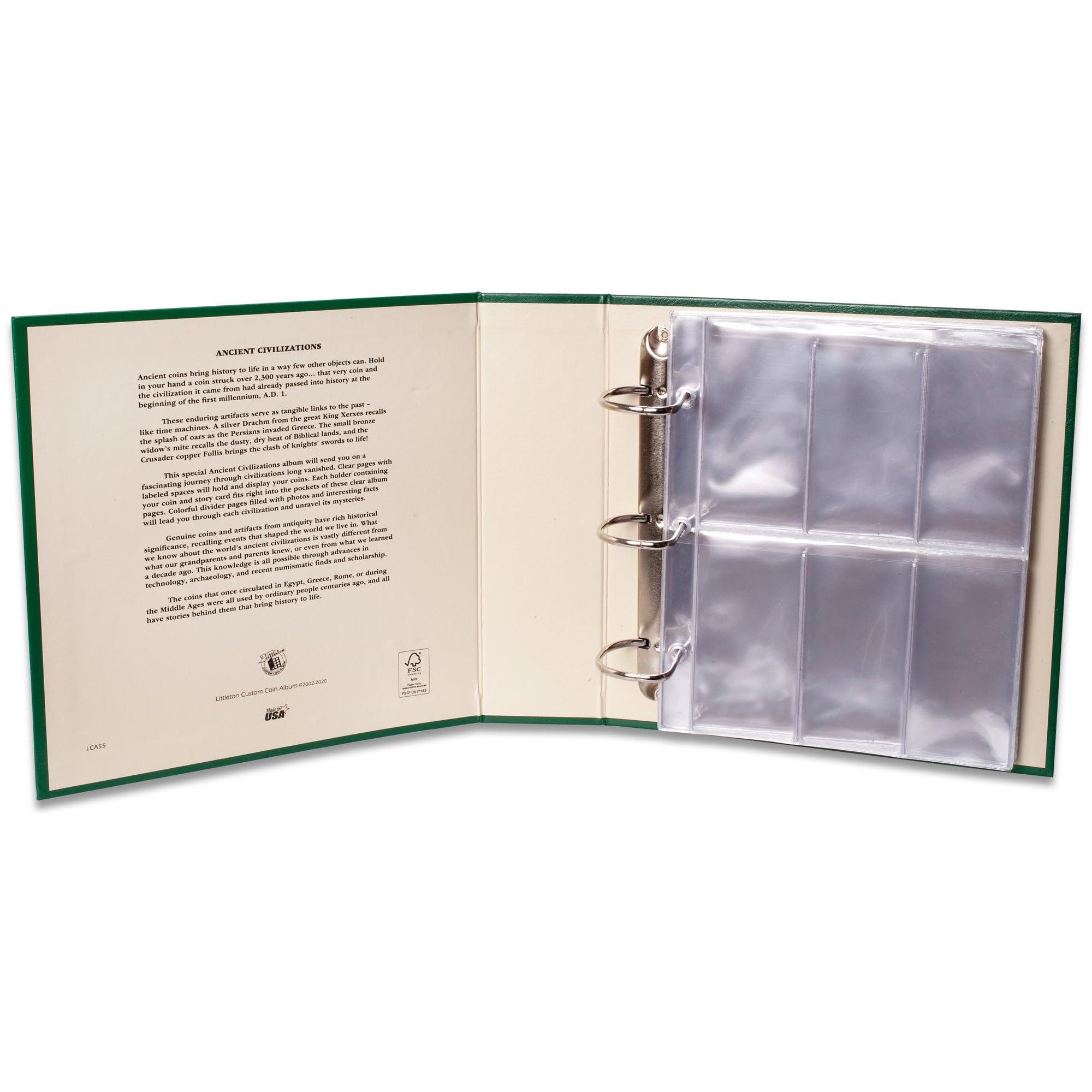 Littleton Coin Company Littleton Coin Company Ancient Civilizations Coin Album Coin Storage