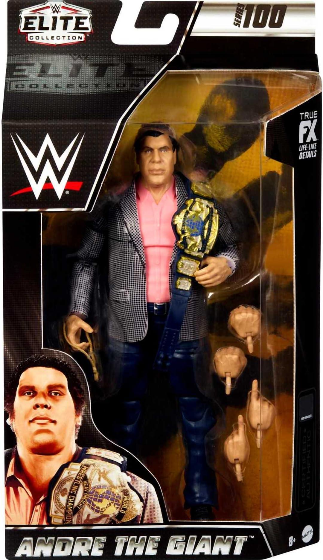 Mattel Mattel WWE Andre the Giant Elite Collection Action Figure with Accessories, Articulation & Life-like Detail, 6-inch