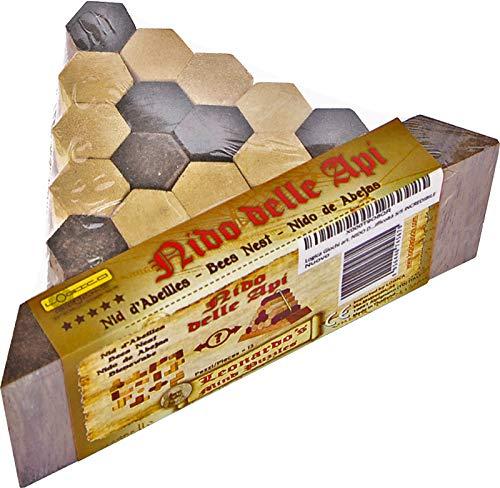 LOGICA GIOCHI Logica Puzzles Art. Bees Nest - Brain Teaser in Fine Wood - Difficulty 5/6 Incredible - for Experts - Leonardo da Vinci Collection
