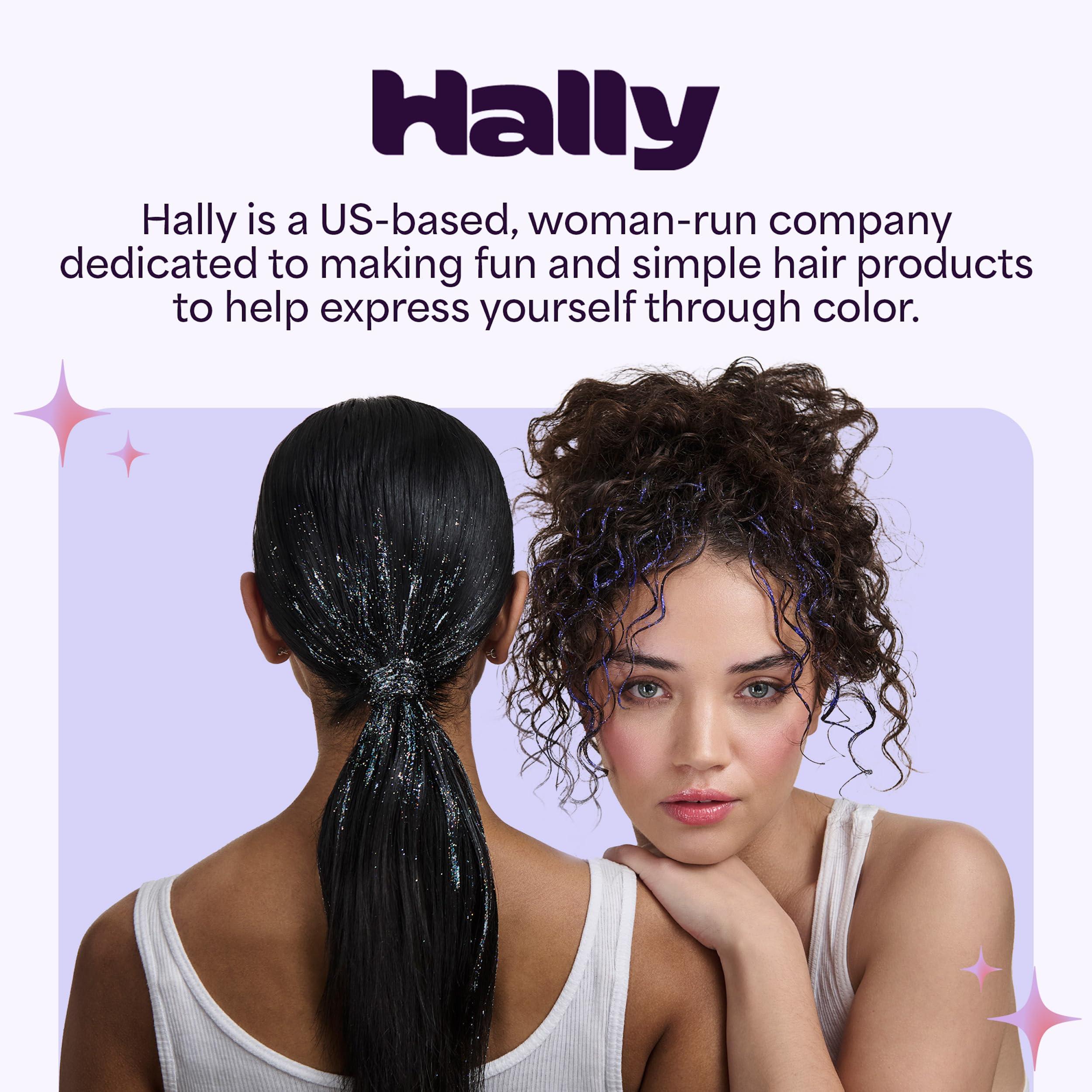 Hally Hair Hally Hair Gems Pen Applicator - Includes Hair Styling Tool with 240 Multicolored Adhesive Gem Stickers Hair Jewels - Stylish Hair Accessories for School, Halloween, Festivals, Wedding, Parties & More