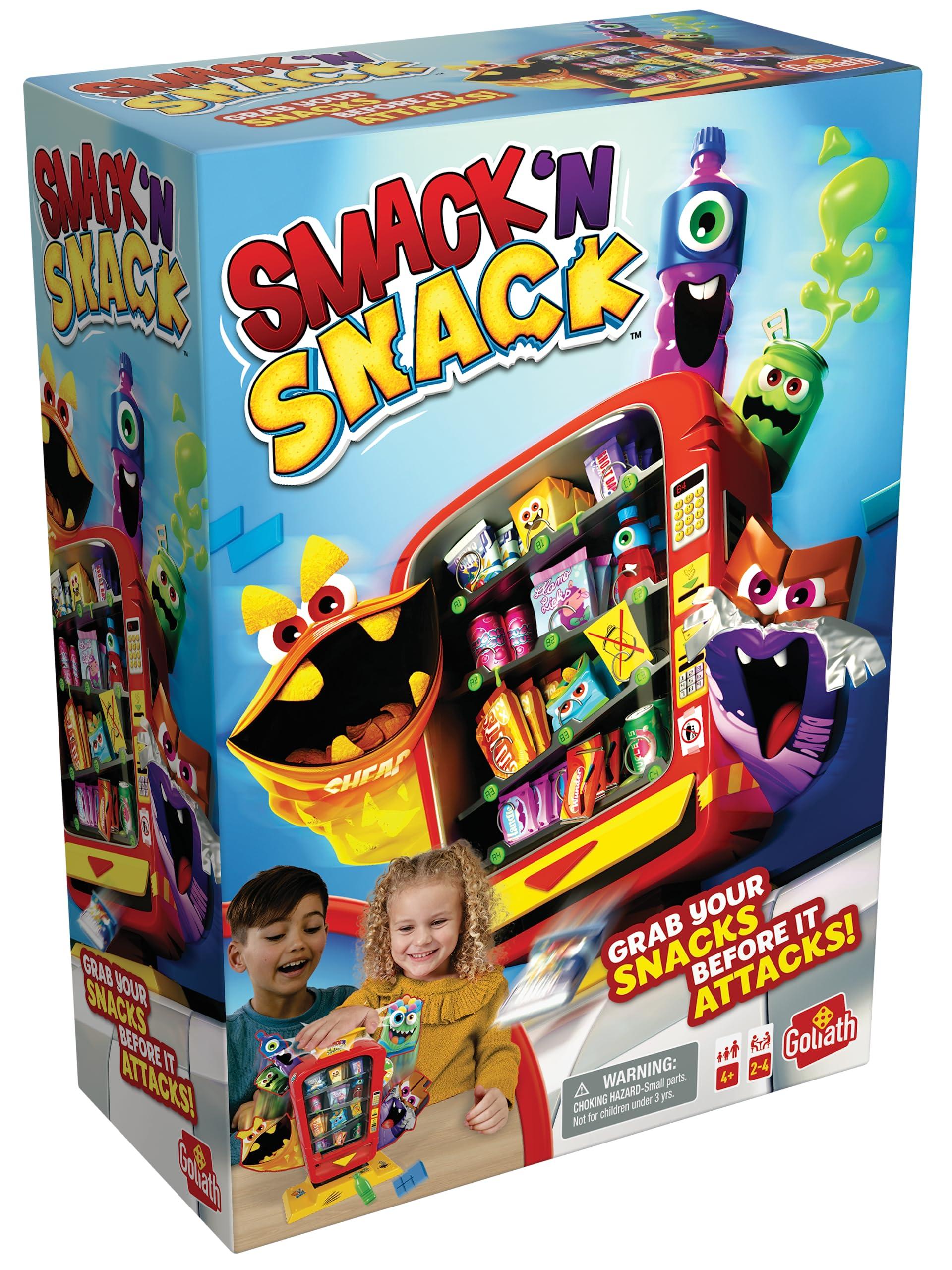 Goliath Goliath Smack \'N Snack Game - Collect Snacks from Vending Machine Before Monsters Attack! - Ages 4 and Up, 2-4 Players