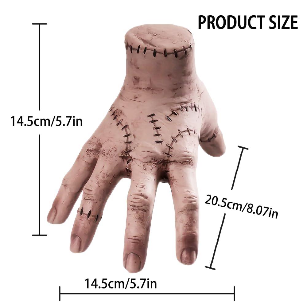 Dumwick Addams Family Fakething Hand Toys,2024 The Thing from Addams,Scary Prosthetic Props for Decorations,Birthday Supplies,Accessories for Halloween Xmas (A-1PC)