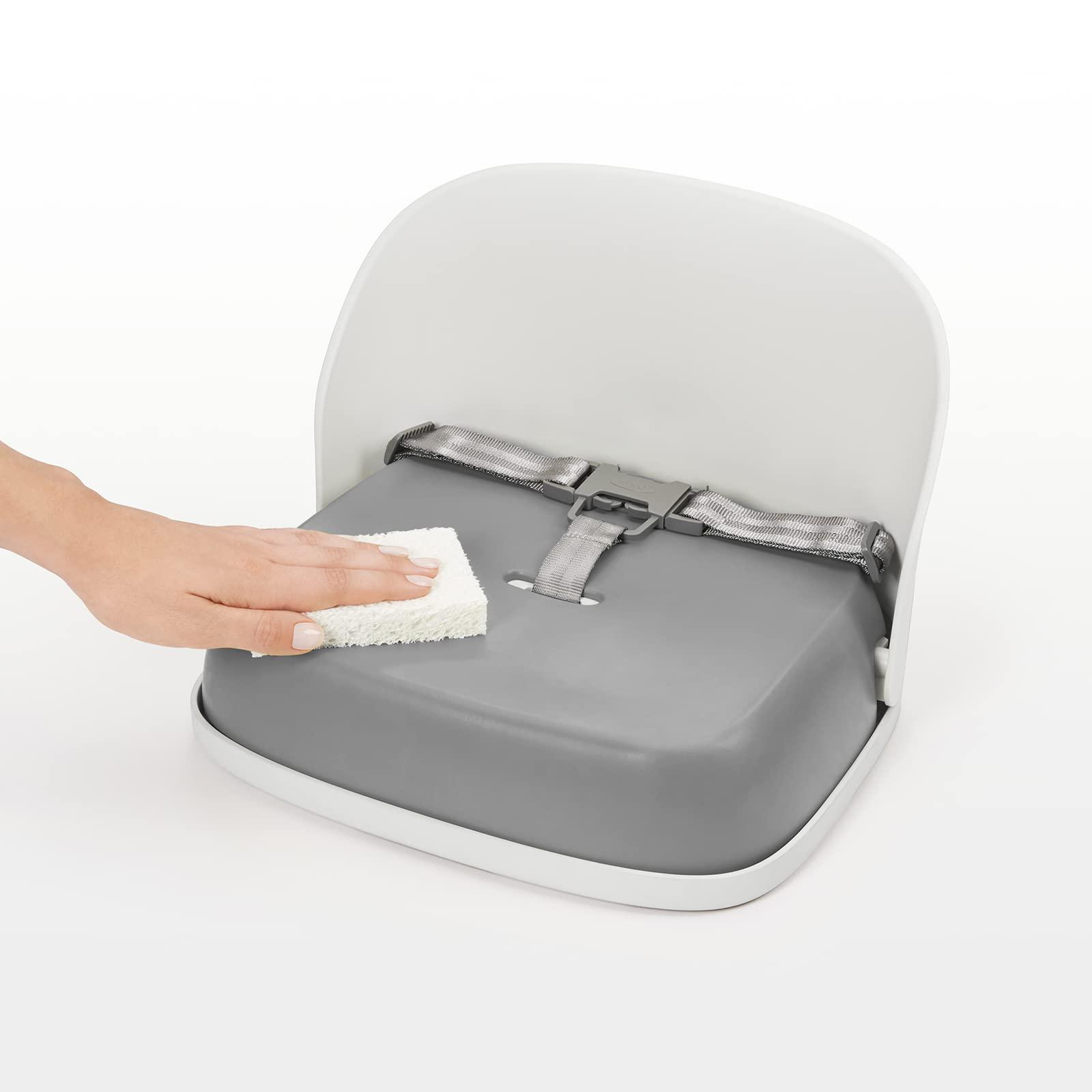 OXO OXO Tot Perch Booster Seat with Straps, Gray & Tot Nest Booster Seat with Removable Cushion