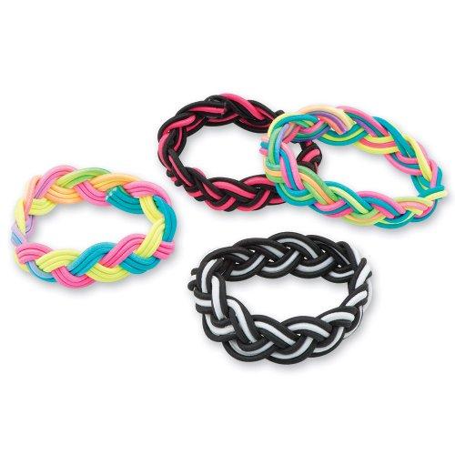 SmileMakers Braided Elastic Bracelets 24 per Pack