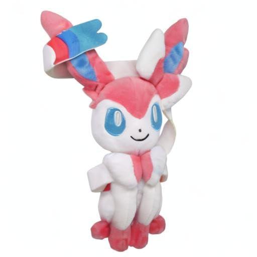 Sanei Sanei PP125 Pokemon All Star Collection Sylveon Plush, Brown/a