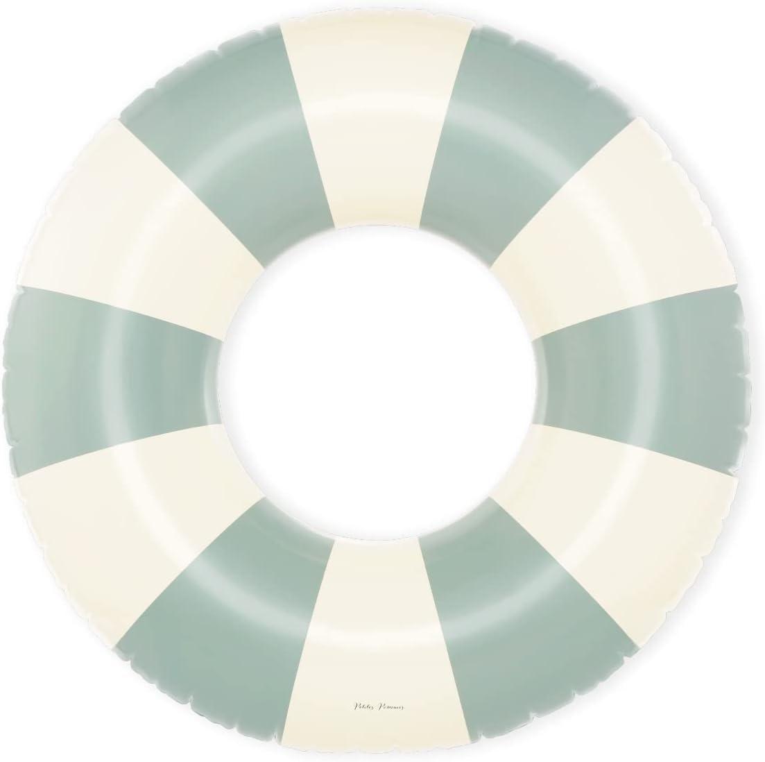 Petites Pommes Petites Pommes Classic Striped Swim Ring Pool Float for Children 6+ Years Old