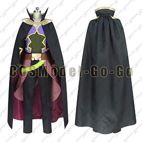 QILONG Isekai Maou to Shoukan Shoujo no Dorei Majutsu Diablo Cosplay Costume2959 (Male L)