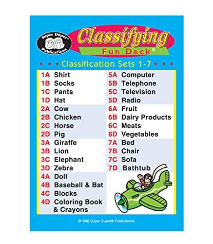 Super Duper Publications Super Duper Publications | Classifying Fun Deck Flash Cards | Educational Learning Resource for Children