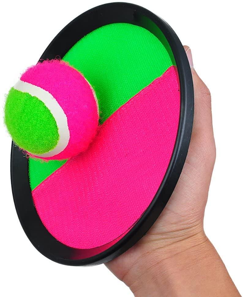 Star Magic Magic Ball Toss Catching Game Kids Play Set Magic Ball Toss Mitt Paddle Pack (4 Pack)
