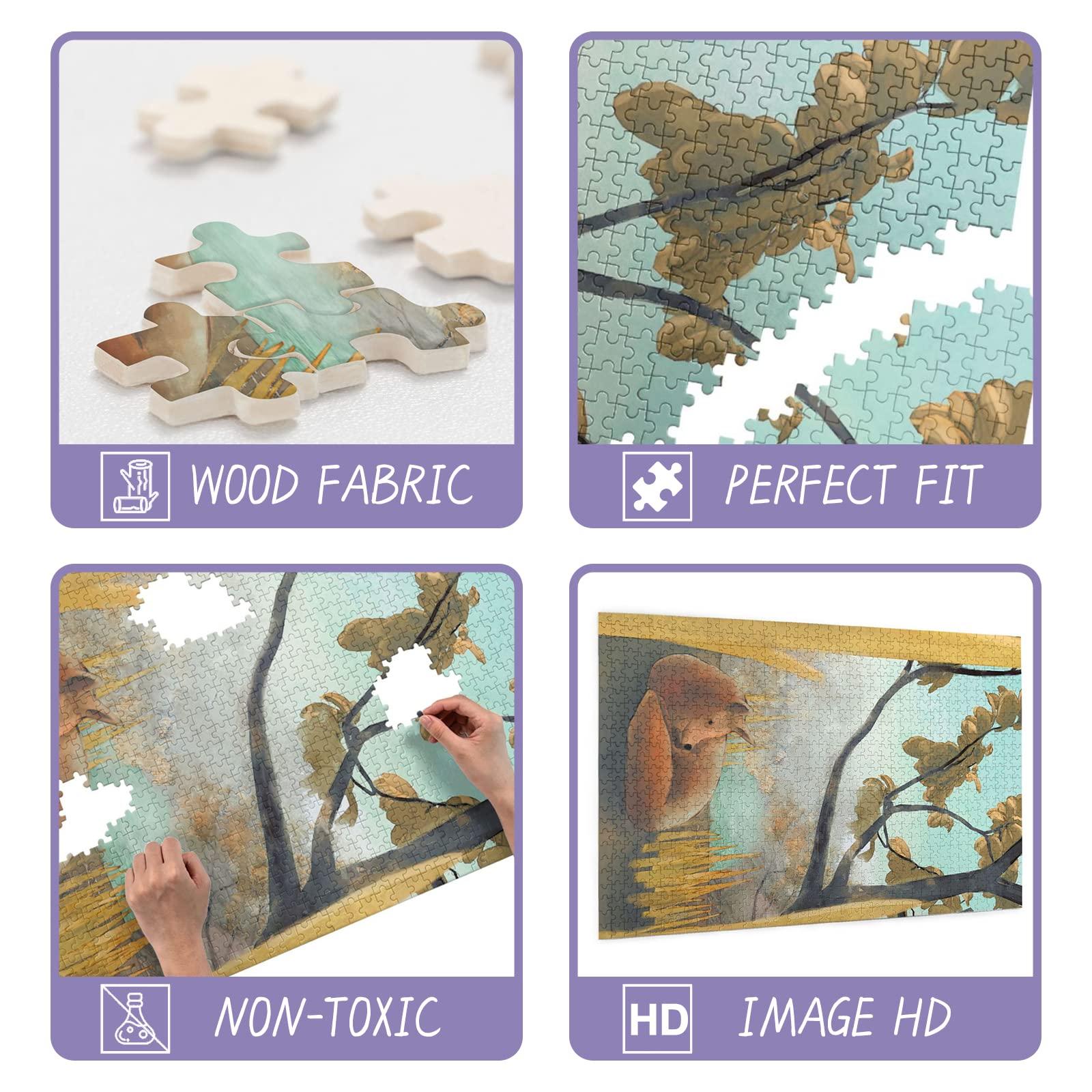 Adorable Blue Rose Sheet Music - 500 Piece Jigsaw Puzzle - A Gift Choice to Improve Hands-On Skills and Patience (Comes with Clear Pattern) for Casual Fun During Boring Holidays