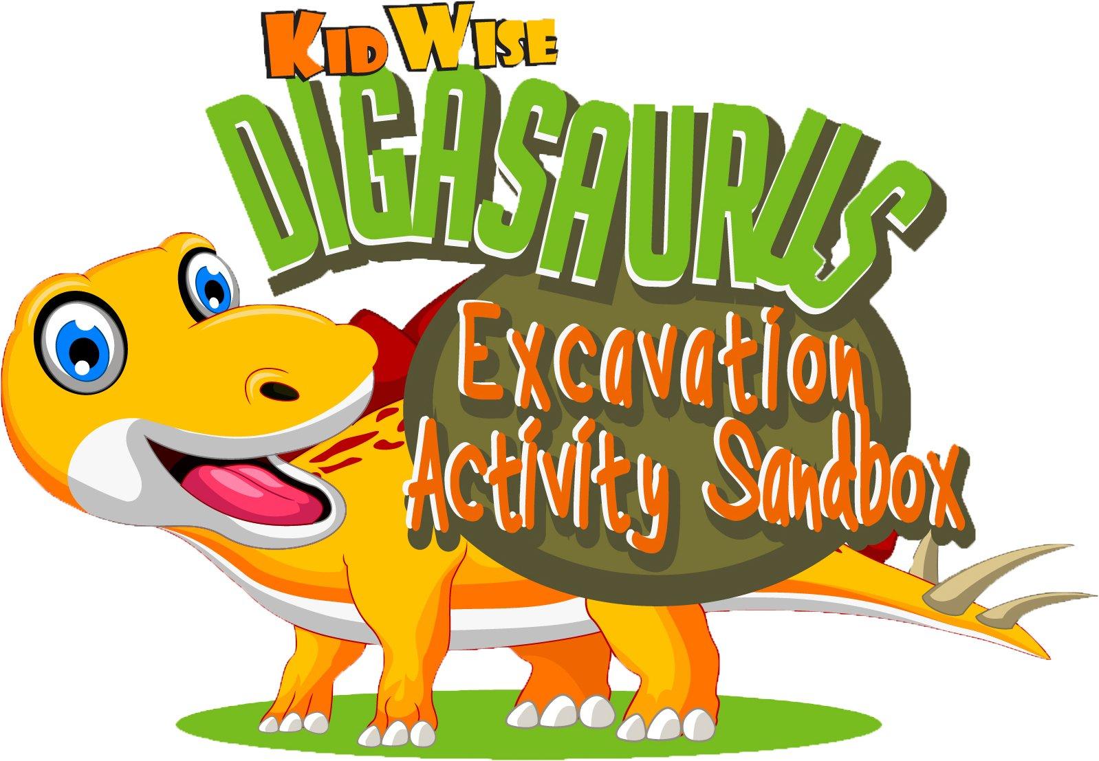 KIDWISE KIDWISE Digasaurus Activity Sandbox - Dinosaur Excavation Activity