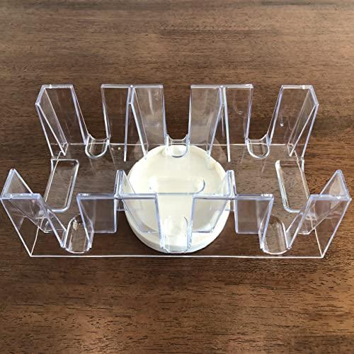 Yuanhe Yuanhe 9 Deck Rotating-Revolving Playing Card Tray, Card Holder