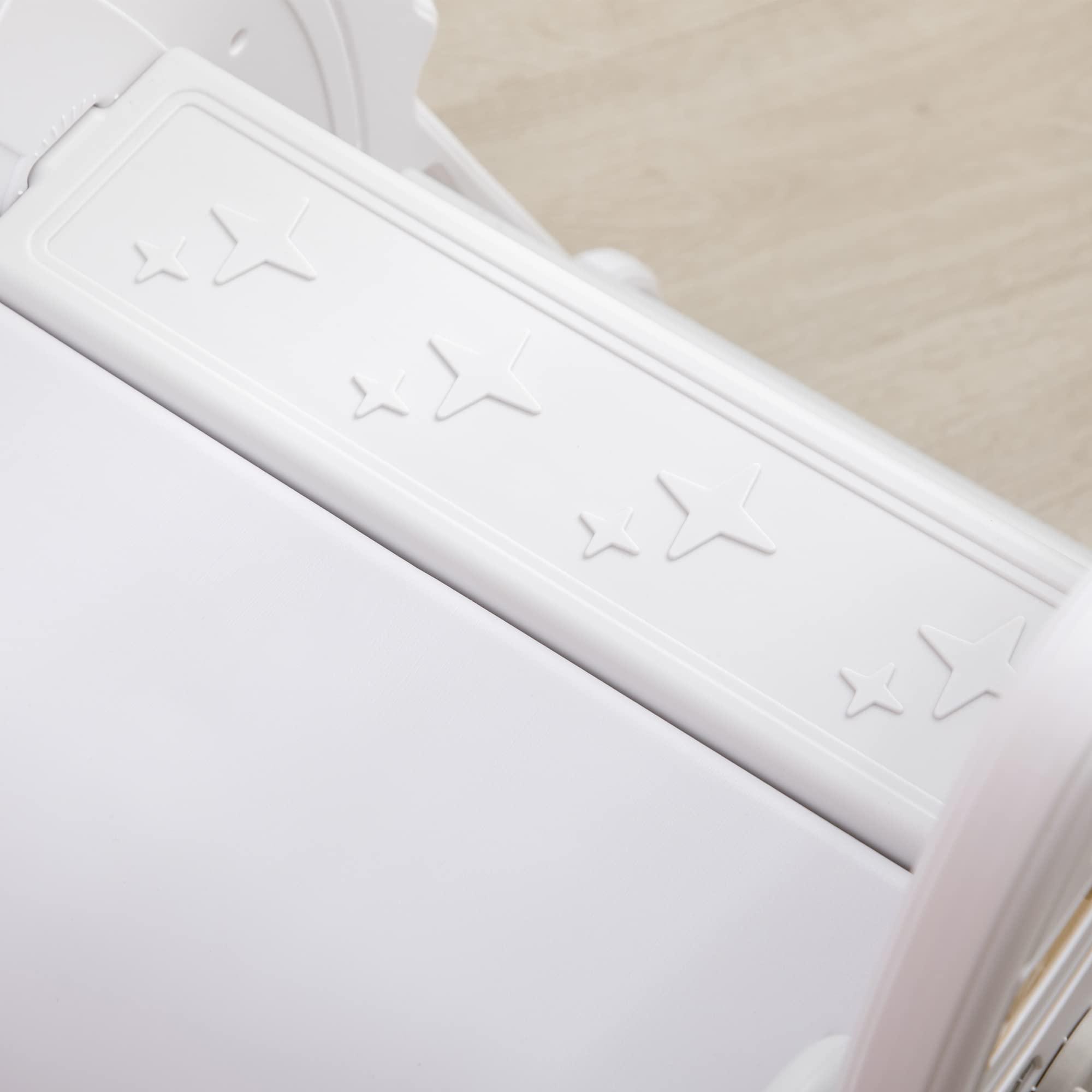 RGkuti Kids Indoor Slide for Toddlers Ages 1.5-3, Small Toddler Slide, Space Toy Playset for Girls and Boys, Gray