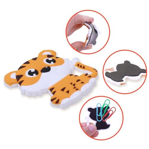 SUPINEEDO SUPINEEDO Fridge Magnets for Kids -16 Cute Farm Animal Magnets - Safe Toddler Magnets for Refrigerator - Fridge Magnets for Toddlers 1-3 - Kids Magnet for Fridge - Cartoon Educational Baby Magnets Toy