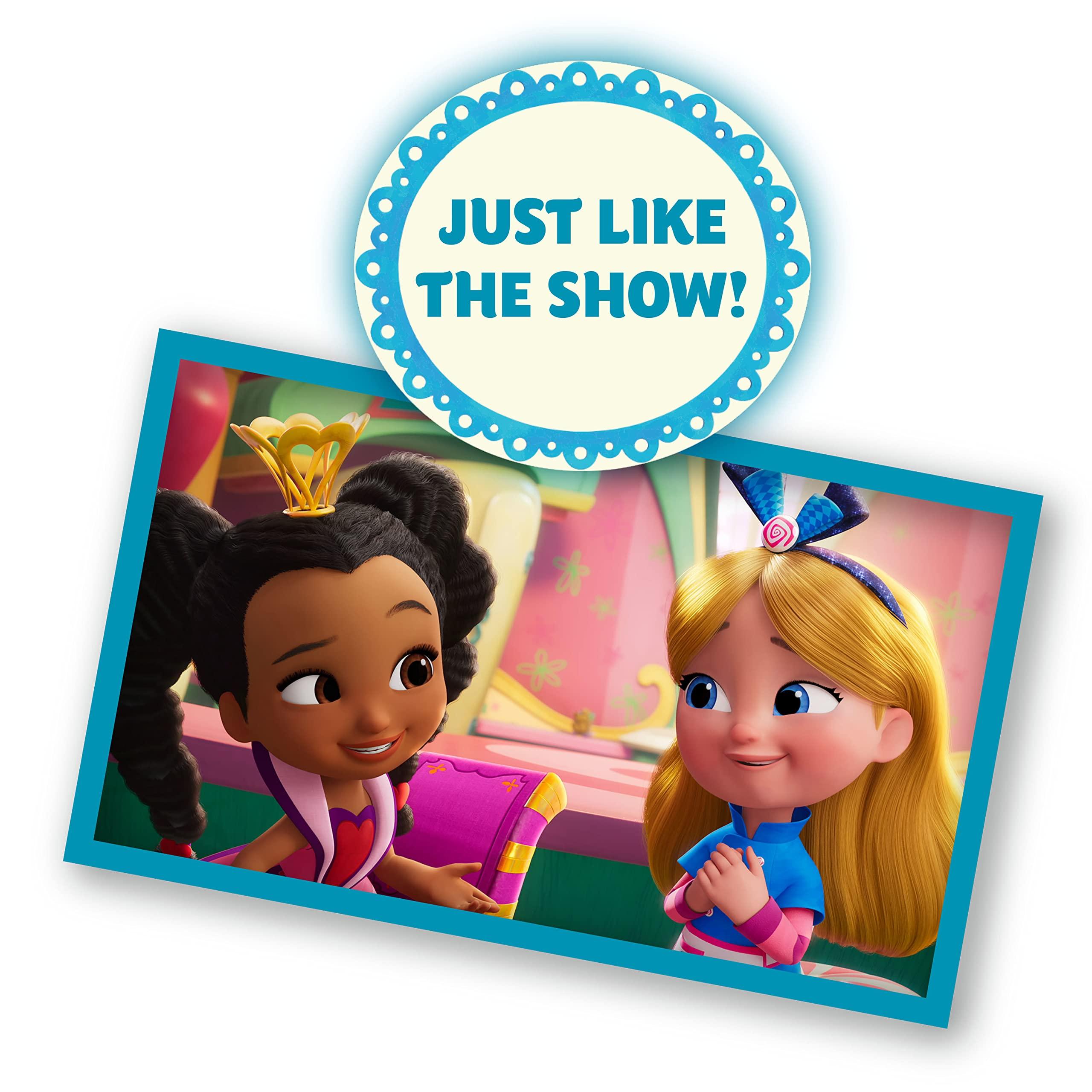 Just Play Disney Junior Alices Wonderland Bakery Alice 10-inch Large Doll and Accessories, Kids Toys for Ages 3 Up by Just Play