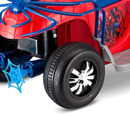 Kid Trax Kid Trax Toddler Marvel's Spider-Man Premium Toddler Quad Ride-On, Kids 18-30 Months, 6V Battery and Charger Included, Max Weight 44 lbs, Red