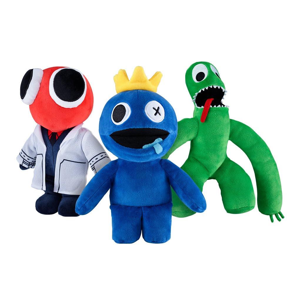 Rainbow Friends Rainbow Friends - Collectible Plushies Complete Set (Three 8\" Plushies, Series 1)