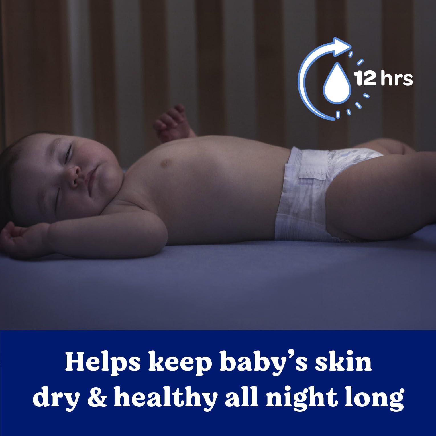 HUGGIES Huggies Size 3 Overnites Baby Diapers: Overnight Diapers, Size 3 (16-28 lbs), 132 Ct (2 Packs of 66)