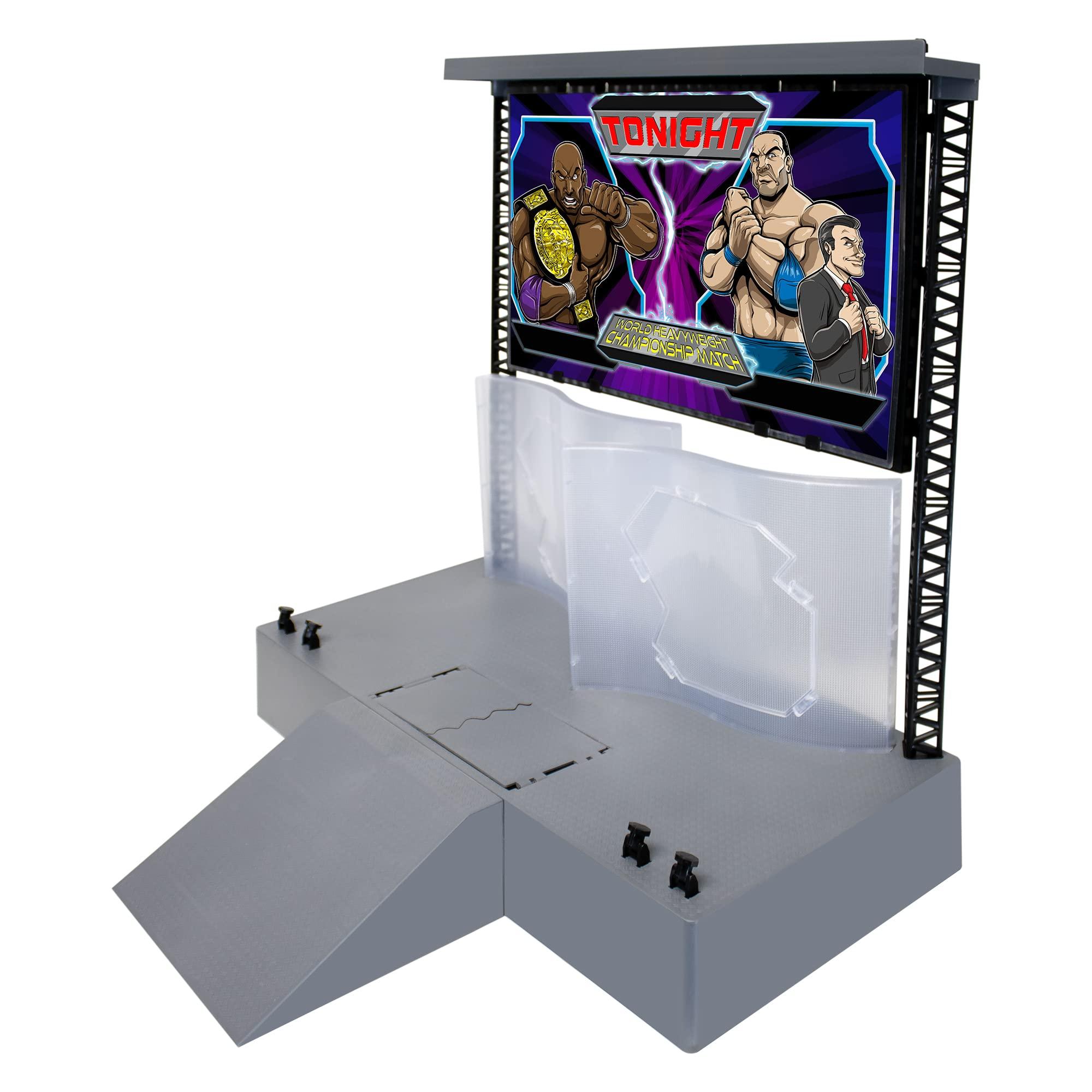 Figures Toy Company Ultimate Entrance Stage for WWE Wrestling Action Figures