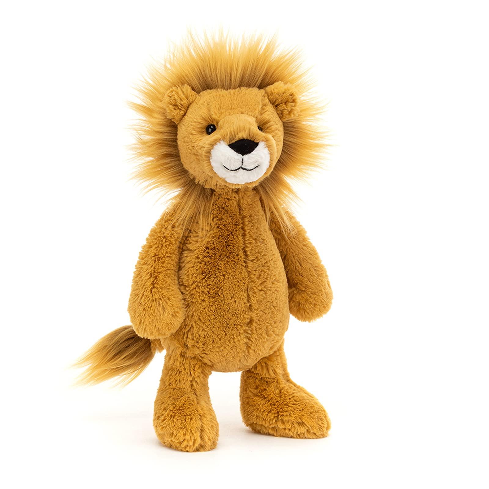 Jellycat Jellycat Bashful Lion Stuffed Animal, Medium 12 inches | Big Cat Plush Toy | Classic Children\&#x27;s Gift
