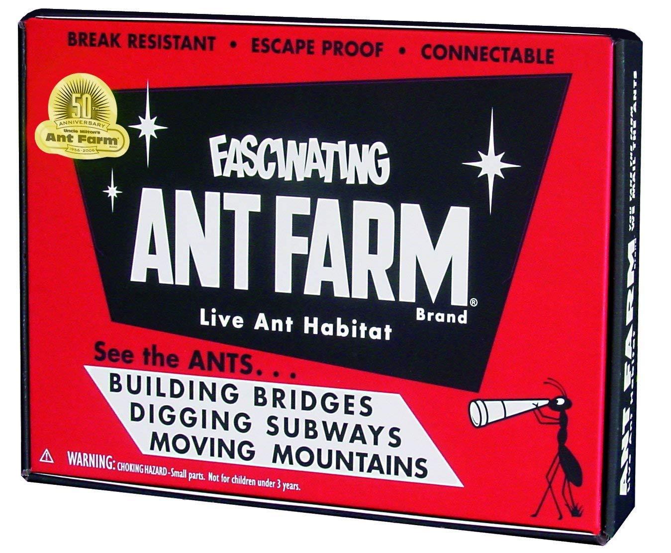 Uncle Milton Uncle Milton Ant Farm Live Ant Habitat, Vintage