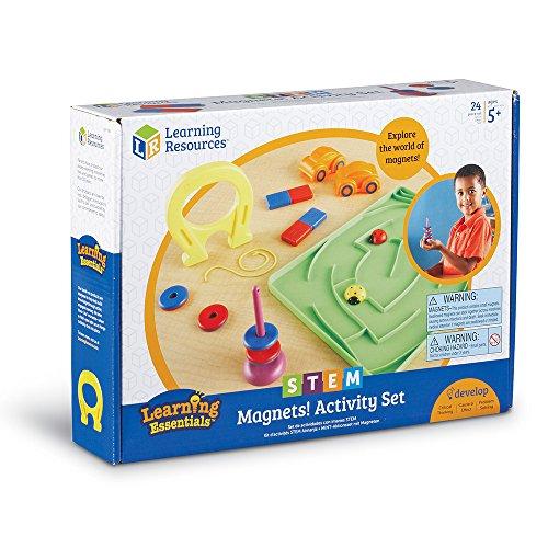 Learning Resources Learning Resources STEM Magnets Activity Set, Science Lessons, 24 Pieces, Ages 5+